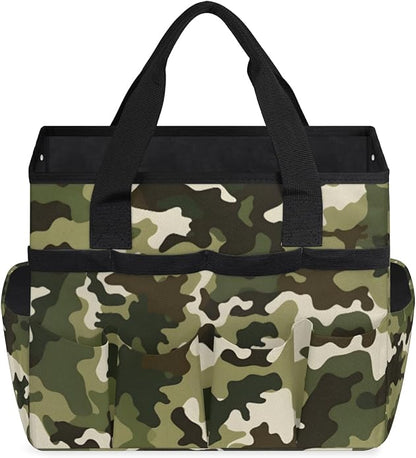 Garden Tool Bag Garden Tool Storage Bag with Pockets Handle Portable Garden Tote Bags for Women Men