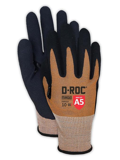 MAGID D-ROC VersaTek All-In-One Coated Glove,36 Pairs, Cut Level A5 Resistant Work Gloves, DX+ Technology, DXPG53-Size 6/XS