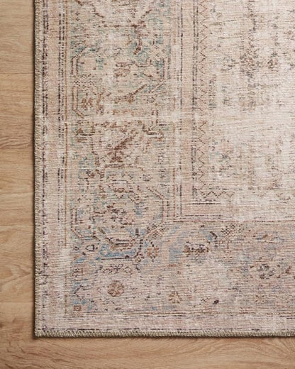 Loloi Amber Lewis Georgie Collection GER-02 Ocean/Sand 2'-6" x 12'-0", .19" Pile Height, Runner Rug