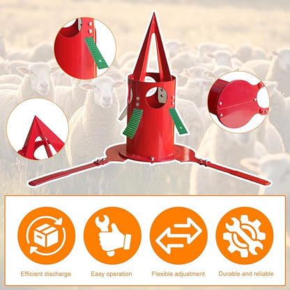 Bulk Bag Unloader for Animal Feed, Grain & Fertilizer | FIBC Big Bag Dispenser | Heavy-Duty, Portable Tool for Farm, Warehouse, Construction