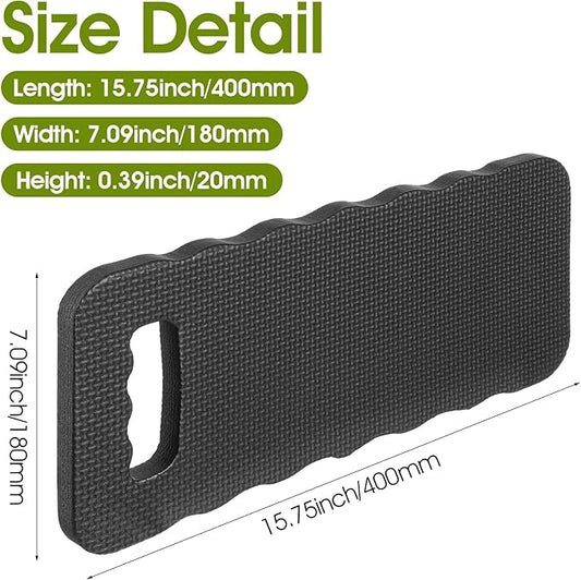 6 PCS Gardening Kneeling Pad, Thick Knee Mat Waterproof Foam Knee Pads Kneeler Mat for Long Gardening Hours,Cleaning, Yoga, Praying, Exercise 16'' x7''x 1'' Black