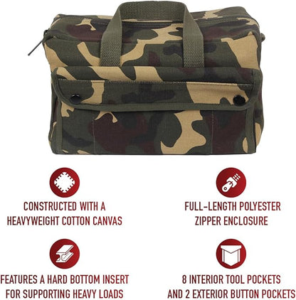 Rothco Mechanic's Tool Bag - Heavy-Duty Organization for Gear and Equipment