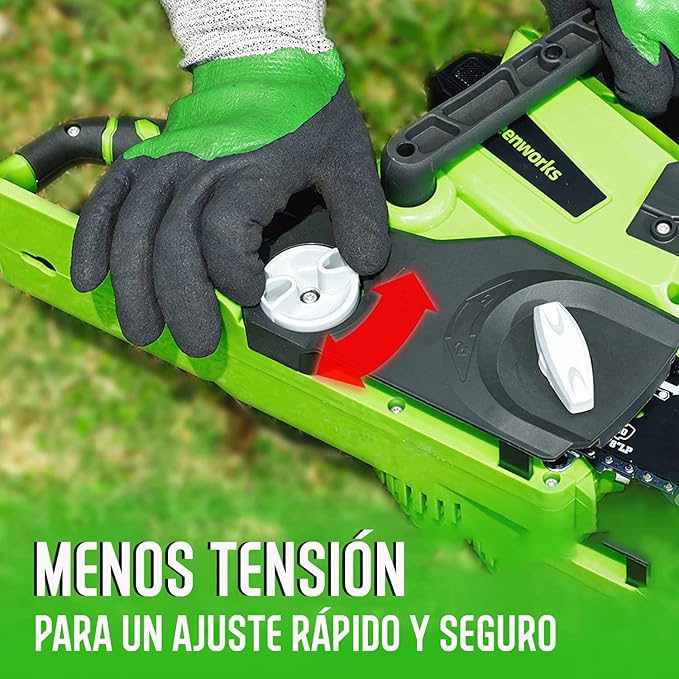 Greenworks 24V 10" Cordless Chainsaw, 2.0Ah Battery and Charger Included