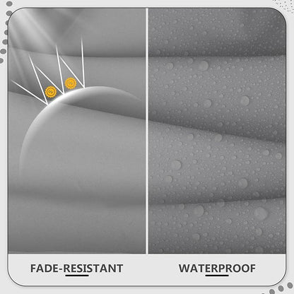 24" x 24" x 6" Outdoor Deep Seat Cushions Set - Waterproof & Fade Resistant Patio Furniture Replacement Cushions, Non-Slip Outdoor Cushions Fit Loveseats, Couches, Chairs, and Sofas.