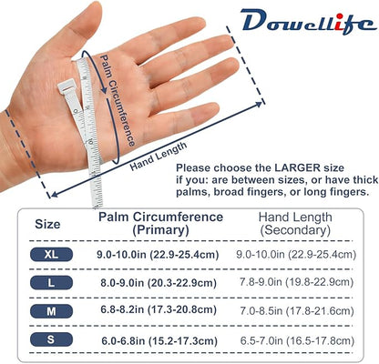 Dowellife Cut Resistant Gloves Food Grade Level 5 Protection, Safety Kitchen Cuts Gloves for Oyster Shucking, Fish Fillet Processing, Mandolin Slicing, Meat Cutting and Wood Carving. (Small-2 Pairs)