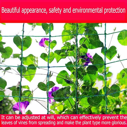 2Pack 5.9Ft x 8.86Ft Garden Plant Trellis Plant Climbing Net Nylon Garden Netting for Cucumber, Vine, Fruits, Vegetables Tomato Climbing Vining