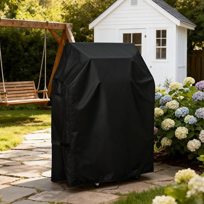Outdoor Grill Cover for 24 Inch Nexgrill Deluxe 2 Burner Gas Grill with Foldable Side Shelves, Waterproof Outdoor BBQ Griddle Cover, 24 x 23 x 42 Inch