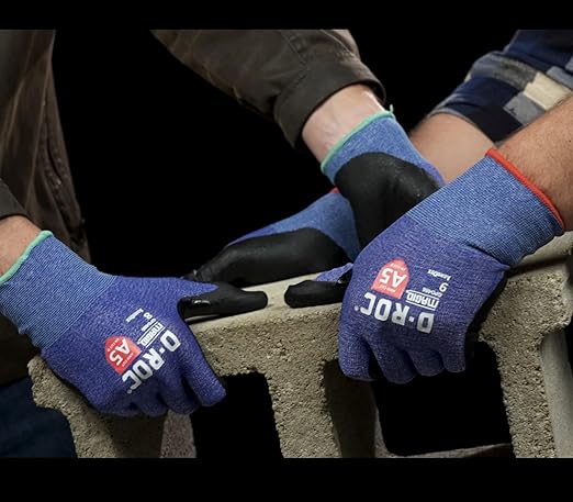MAGID D-ROC AeroDex ANSI A5 Nitrile Coated Touchscreen Work Gloves, 24 Pairs, Size 12/3XL (GPD486)