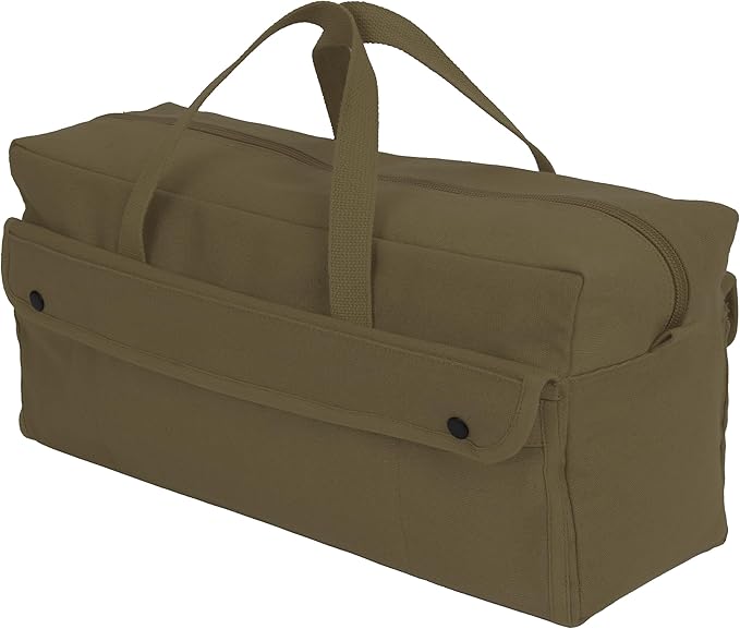 Rothco Canvas Jumbo Mechanic Tool Bag - Heavy-Duty Organization for Gear and Equipment