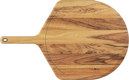 Gozney Acacia Wood Pizza Placement Peel and Server for 16" Pizzas, Compatible with Dome (Gen 2) & Dome XL (Gen 2) Pizza Ovens, Naturally Non-Stick
