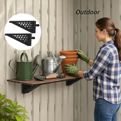 Storage Shed Shelf Brackets Compatible with Suncast,for Hanging Storage Shelves Organizer Accessories,for Garage & Outdoor Organization,Brackets Only (2)