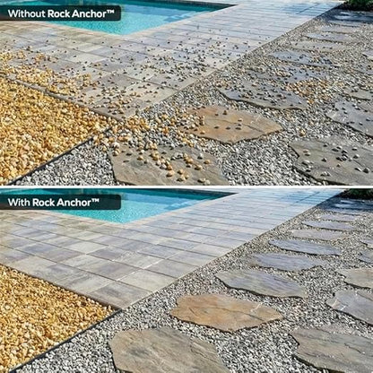 Dominator Rock Anchor 64oz - Rock Glue for Landscaping Gravel & Stone, Ready to Spray, Locks in River Rock, Pea Gravel & Decorative Rock, Prevents Scattering & Washouts, Water-Based