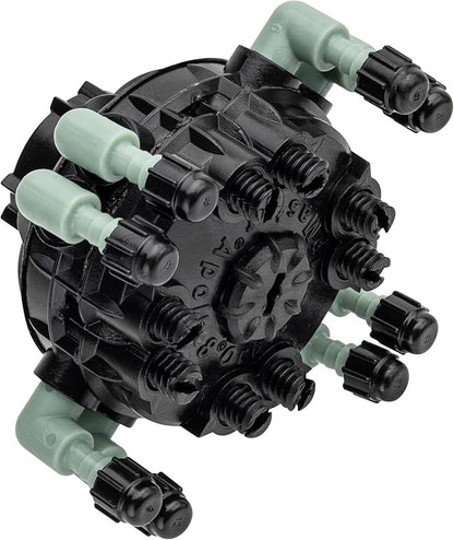 5-Pack Orbit 8-Port Manifold with Adjustable Flow for Irrigation