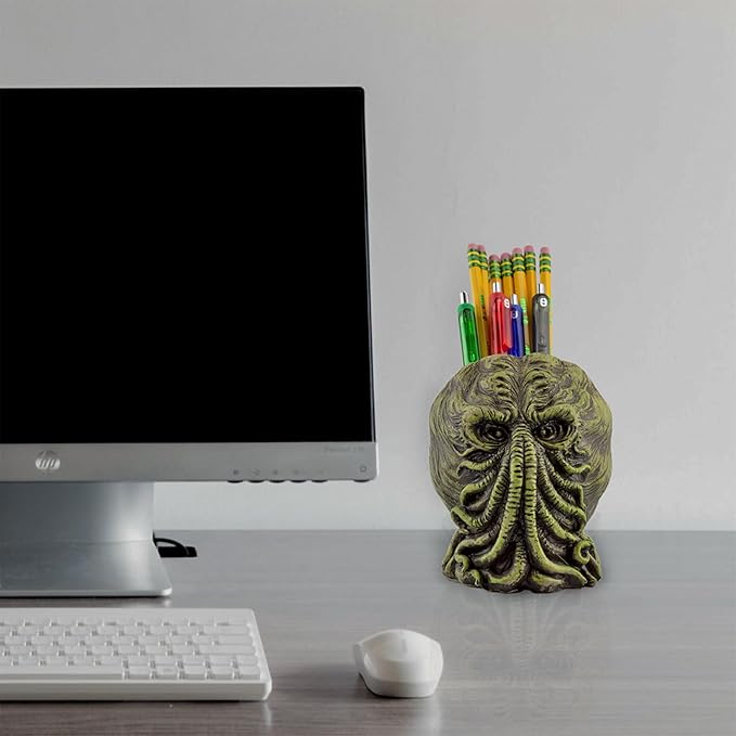 Toy Vault Cthulhu Planter Pot (5-Inch); Mini Monster Resin Planter Inspired by H.P. Lovecraft