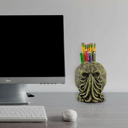 Toy Vault Cthulhu Planter Pot (5-Inch); Mini Monster Resin Planter Inspired by H.P. Lovecraft