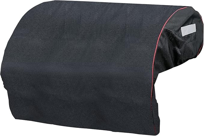 QuliMetal 32 inch Built-in Grill Cover for Bull 45005 Built in Gas Grill - 600D Heavy Duty Waterproof BBQ Grill Top Cover with Handle and Elastic Hem for Bull Lonestar 4 Burner