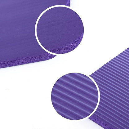 DEAYOU 3 Pack Yoga Knee Pads Cushion, Non Slip Exercise Mat for Pain Free Yoga, Extra-Thick Pilates Knee Mats, Portable Yoga Mat Accessory for Fitness, Elbows, Wrist, Forearms, 24"x10"x0.6", 3-Color