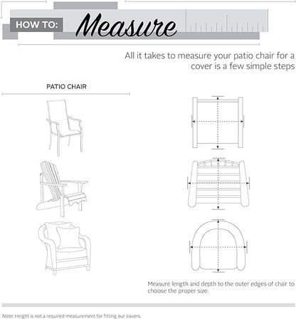 Classic Accessories Veranda Water-Resistant 38 Inch Patio Lounge Chair Cover, Patio Furniture Covers