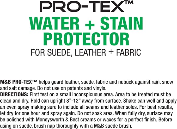 MONEYSWORTH & BEST | PRO-TEX WATER REPELLENT | FOR FOOTWEAR, APPAREL & ACCESSORIES | 300g / 10.6oz | MADE IN CANADA