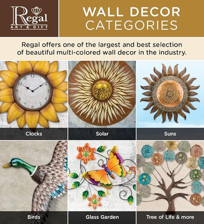 Regal Art & Gift Tree of Life Bronze Metal Wall Décor for Home - Large Wall Hanging Decorative Accent | Indoor Outdoor Metal Wall Art | Weather Resistant Sculpture for Living Room, Patio or Garden