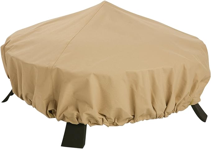 Classic Accessories Terrazzo Fire Pit Cover, Round