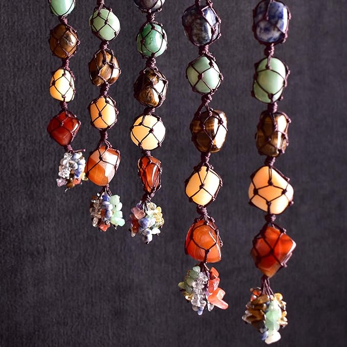 Polished Stone Set South African Blood Jasper Crystals, 0.8" Handpicked Tumbled Gemstones Rocks, Pebbles for Reiki, Chakra, Healing, Home Decor