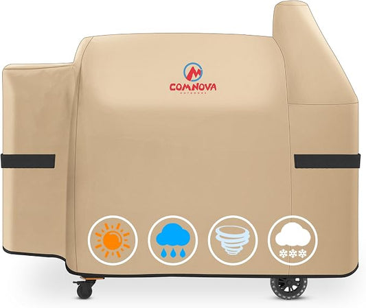Comnova Grill Cover for Pit Boss Austin XL - 600D Wood Pellet Smoker Cover for Pitboss 1000 Series, Premium Pellet Cover for Pit Boss Austin XL 1000, Rancher XL 1000, 1150, 1100 Pro, and Z Grill 1000
