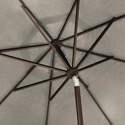 EliteShade USA 10-Year-Non-Fading 10Ft Market Umbrella Patio Umbrella Outdoor Table Umbrella with Ventilation, Antique Beige