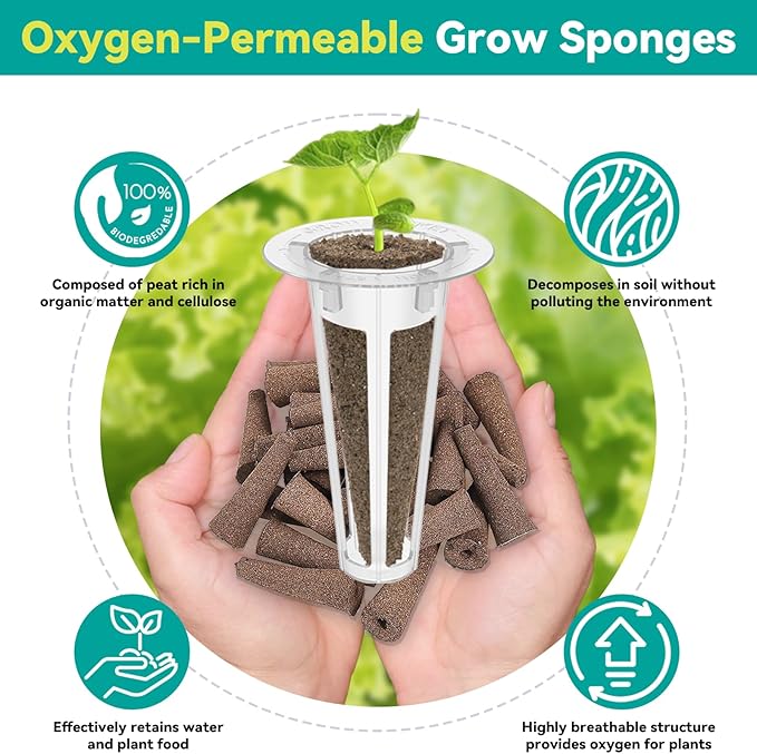 Flower Seed Pods for Ahopegarden, iDOO MUFGA Hydroponics Growing System Indoor Gardening, 400+ Seeds, Dwarf Sunflower Bambino, French Marigold, Dahlia, Dwarf Petunia(18-Pods)