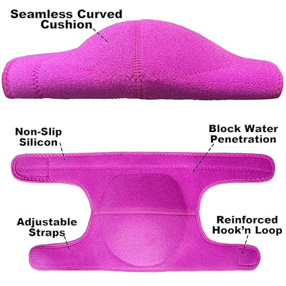 Garden Knee Pads for Women Men, Extra Thick Knee Padding for Gardeners Cleaners Carpenters, Waterproof Kneeling Cushion for Concrete Flooring Work, Comfortable & Lightweight, Pink M (1Pair)