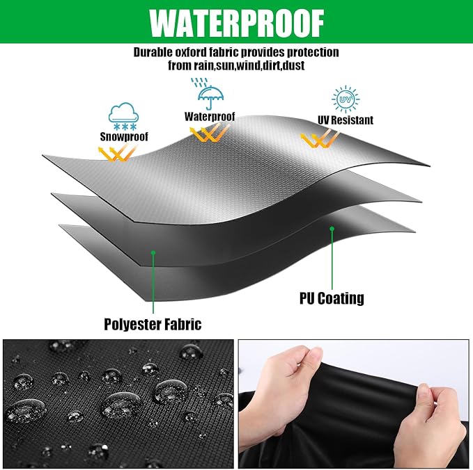 Custom Outdoor Table Cover, Waterproof Patio Prep Table Cover, Outdoor Rectangle Bar Table Covers for Outdoor Furniture