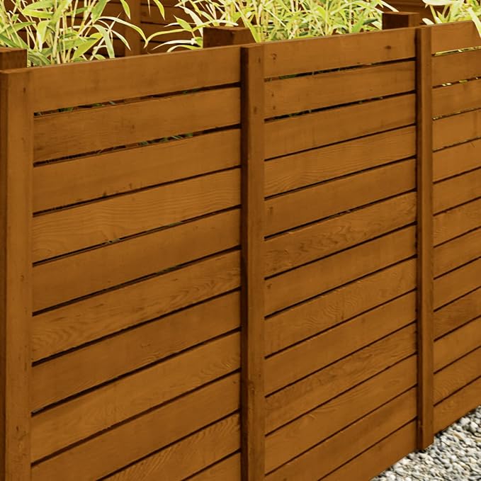 Olympic WaterGuard 1 gal Woodland Cedar Wood Stain & Sealer | Water-Based Deck, Fence & Siding Stain, Waterproofing UV, Semi-Transparent