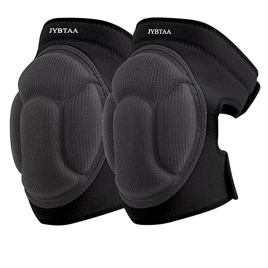 Men/Women Knee Pads For Cleaning, Work, Concrete Floors,With Soft Foam Kneepads Perfect for Adult For Gardening and Housework,Painter,Housekeeping,Weeding/Planting,Photographe.Black M (1 Pair)