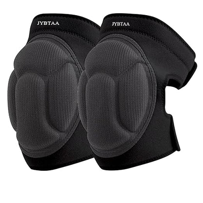 Men/Women Knee Pads For Cleaning, Work, Concrete Floors,With Soft Foam Kneepads Perfect for Adult For Gardening and Housework,Painter,Housekeeping,Weeding/Planting,Photographe.Black M (1 Pair)