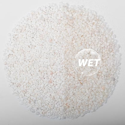 5lbs Natural Gravel Pebbles for Succulents and Cacti, 1/5 Inch Decorative River Stones – Perfect for Vases, Aquariums, Terrariums, and Outdoor Gardening, Mixed Colors (White, 5 Pounds)