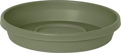 Bloem Terra Plant Saucer Tray for Planters 9-12" Living Green