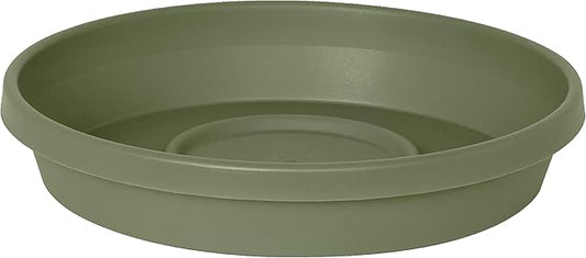 Bloem Terra Plant Saucer Tray for Planters 9-12" Living Green