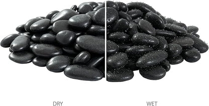 MSI Decorative Polished Black Pebbles, 0.4 Inch, 40 lb. Bag