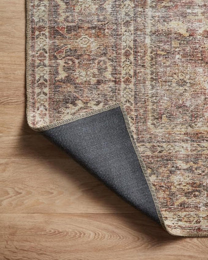 Loloi Amber Lewis Georgie Collection GER-06 Bordeaux/Antique 2'-6" x 12'-0", .19" Pile Height, Runner Rug