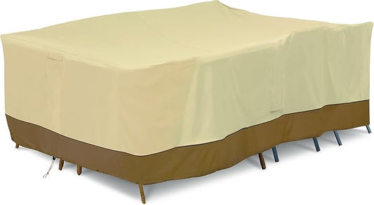 Classic Accessories Veranda Water-Resistant 140 Inch Conversation Set/General Purpose Patio Furniture Cover, Patio Furniture Covers