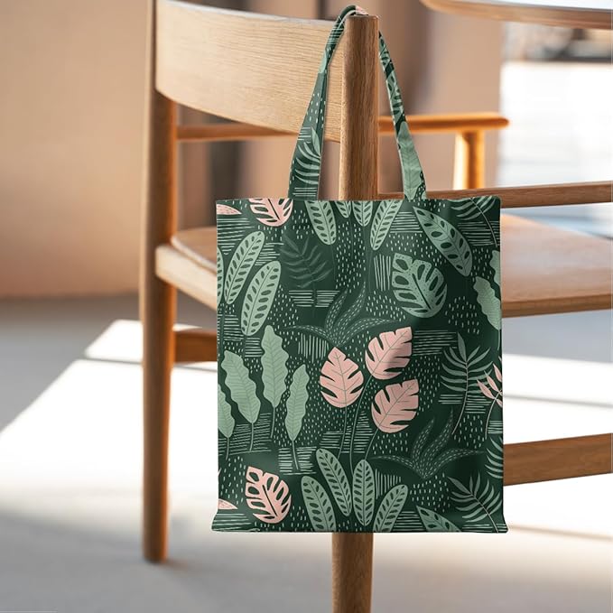 Animal Plant Tote Bag SeaTurtle Butterfly Cat Elephant Gifts Lemon Vegetable Themed Gifts Beach Bag for Camping