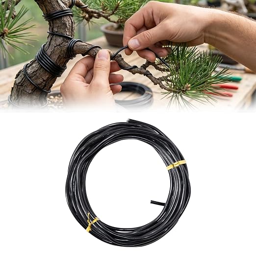 Bonsai Wire Kit, 32 Feet Total Aluminum Plant Wire for Bonsai Training, Essential Bonsai Tools