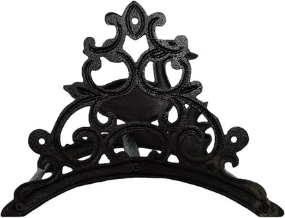Garden Hose Holder Cast Iron Heavy Duty Water Hose Hanger, Outside Wall Mount, Solid Metal Decorative Rack/Organizer/Stand, Easy to Install, Hold Up to 50/75/100 ft (Hose holder - Duck)