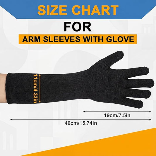 2 Pairs Gardening Gloves Long Berry Picking Gloves for Women Men Thorn proof Rose Pruning High Strength Cut Resistant Heavy Duty Glove Durable and Abrasion Resistant Pruning