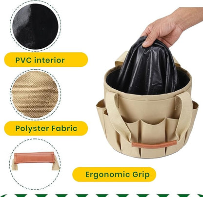 Complete Garden Tools Set, 11 Pcs Heavy Duty Gardening Tools with Organizer Tote Bag, Aluminum & Carbon Steel Garden Tool Set, Gardening Kit for Women & Men, Ideal Gardening Gifts for Plant Lovers