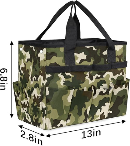 Garden Tool Bag Garden Tool Storage Bag with Pockets Handle Portable Garden Tote Bags for Women Men