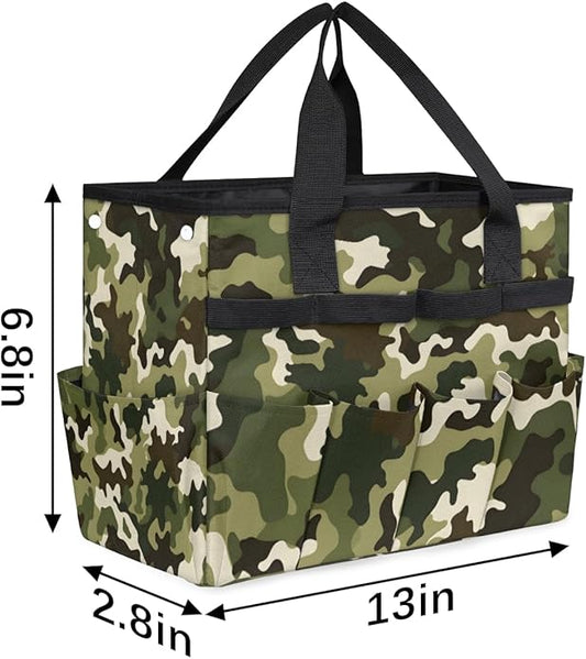 Garden Tool Bag Garden Tool Storage Bag with Pockets Handle Portable Garden Tote Bags for Women Men