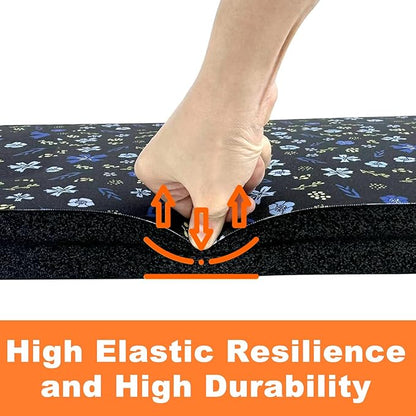 Extra Thick Kneeling Pad — Heavy Duty, Extra Large Foam Kneeler Mat for Gardening,Bathing Baby, Workout Supplies,Water & Dirt Resistant, Lightweight, DK Blue