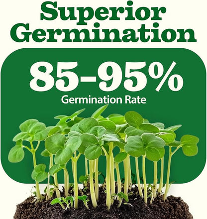 HOME GROWN 55 Variety Survival Seed Vault 28,000+ Heirloom Non-GMO Vegetable Seeds for Planting, High Germination, Emergency Food Supply,Year-Round Garden Starter Kit,Gift for Gardeners