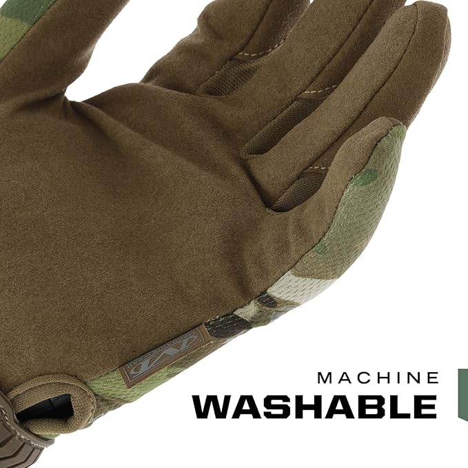Mechanix Wear: The Original MultiCam Tactical Work Gloves with Secure Fit, Flexible Grip for Multi-purpose Use, Durable Touchscreen Safety Gloves for Men (X-Large, MultiCam)